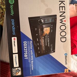 Kenwood DDX375BT Black Car Stereo Receiver